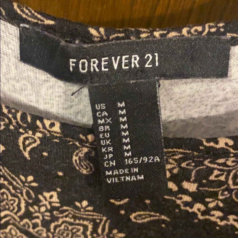 Forever21 Boho Dress Long Sleeve Women’s Small - Picture 4 of 4